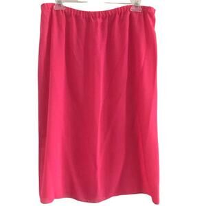 Sheer Hot Pink Vintage Skirt Size Medium
